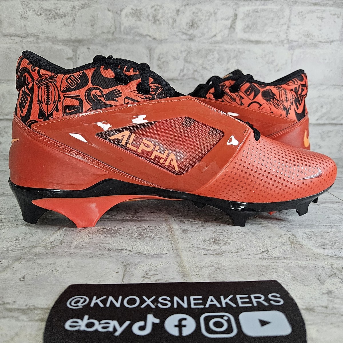 Nike Alpha Menace 4 Pro Picante Red Black Football FQ3984  display picture 2
