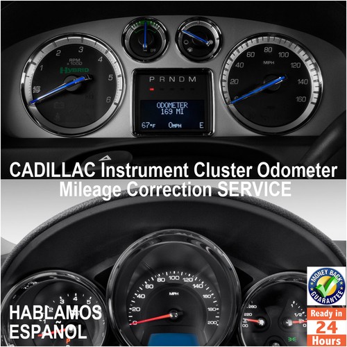 CADILLAC Instrument Gauge Cluster Mileage Correction/Programming
