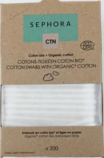 Sephora Organic Cotton Swabs 200ct.