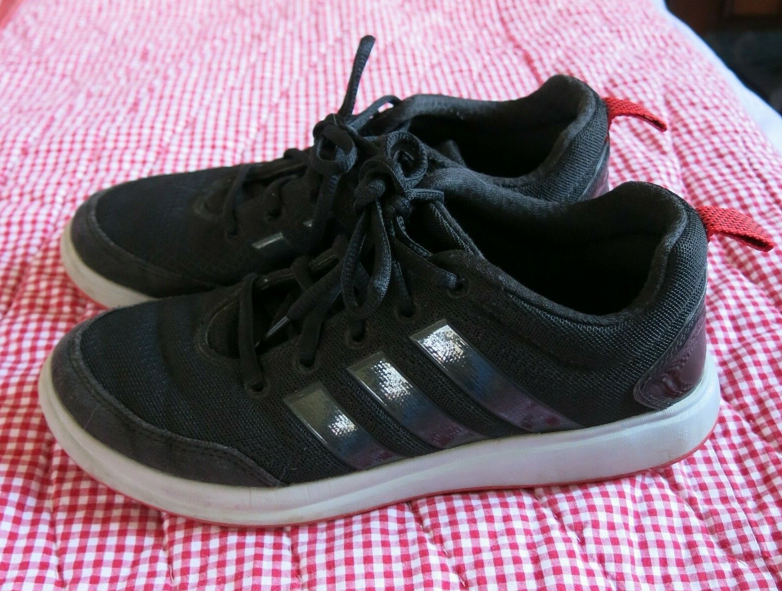 Black Lace Up Rubber Shoes Eu 37