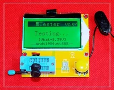 Atmega328 Transistor Tester Diode Triode Capacitor LCR ESR Meter MOS/PNP/NPN