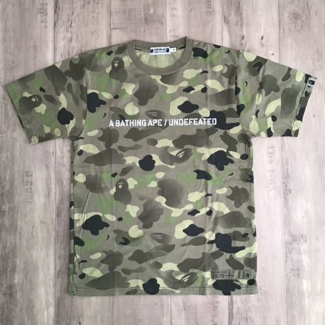 BAPE x undefeated gradation BAPE camo T-shirt Green A Bathing Ape Size M