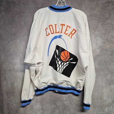 VTG 1994 Champion Cleveland Cavaliers Steve Colter Game Worn Warm Up Jacket 44+2