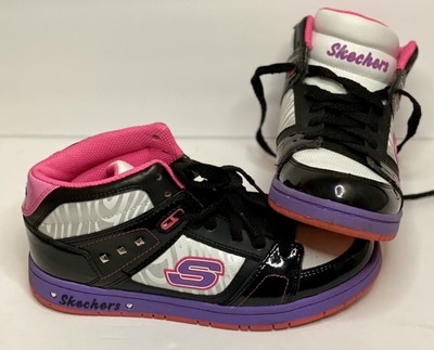 skechers high tops black