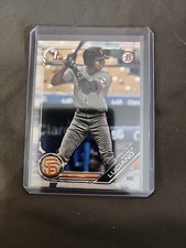 2019 Bowman Baseball Marco Luciano Rookie Card 1st Bowman Top Prospect. rookie card picture