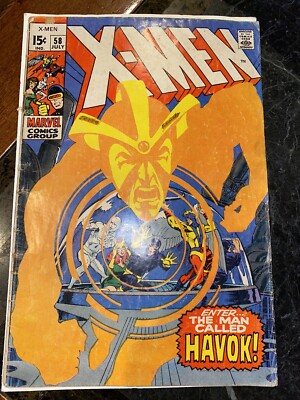 X MEN No.58 1969 first in series 🔥🔥 | eBay