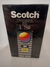 Scotch Blank Video Cassette Beta EG L 750 Factory Sealed