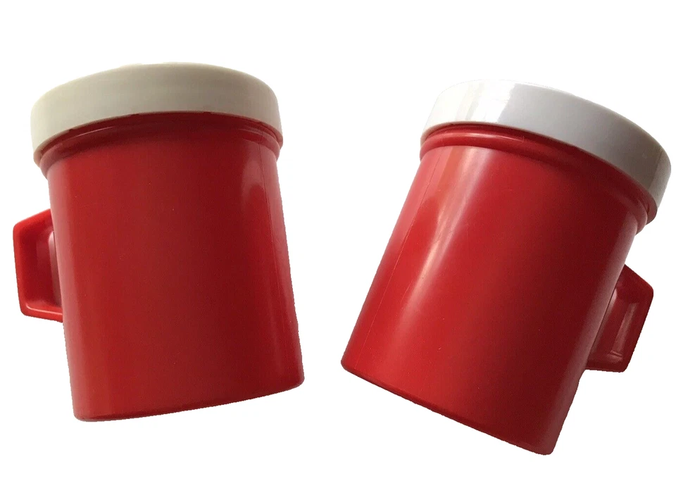 Red Farmhouse Kitchen Tools 2 Shakers and 2 Sets of Measuring Spoons - Image 3 of 4