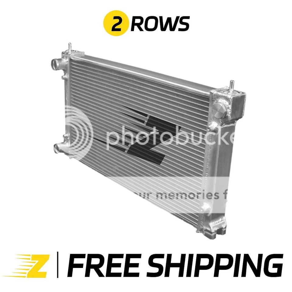 Radiador de aluminio para Volkswagen Golf Rabbit convertible hatchback etc 1981-1991 Foto 3 de 4