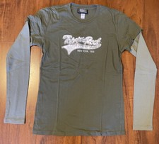 Top Of The Rock New York Graphic T-Shirt Long Sleeve (Women's Large Made In USA)