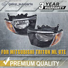 <!--F#f_0-->Set Pair Head Light Lamp For Mitsubishi Triton Ute ML GLS GLX-R VR LHS RHS 06~09<!--F/-->