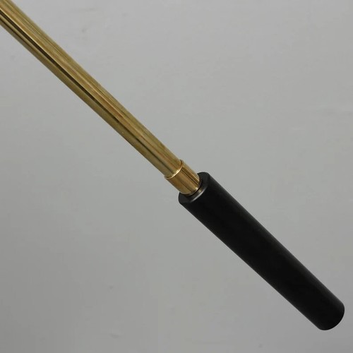 1950s Brass Diabolo Tripod Floor Lamp Brass Nautical Spotlight Vintage Studio - Picture 9 of 10