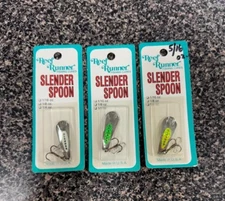 * REEF RUNNER * SLENDER SPOON ' MIXED LOT OF 3 ' 5/16 OZ - MULTI SEASON/SPECIES