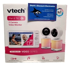 Vtech 7" Pan & Tilt  (2 Cameras) Video Monitor. (VM7468-2HQ). NEW. FREE SHIPPING