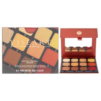 Petites Mattes Eyeshadow Palette - Warm by Viseart Paris for Women - 0.42 oz