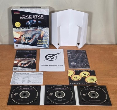 Loadstar Legend Tully Bodine Rocket Science PC Big Box Game CD Complete CIB DOS