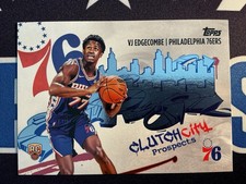2025 Topps Basketball VJ Edgecombe Clutch City Prospects Cc-3 Rookie