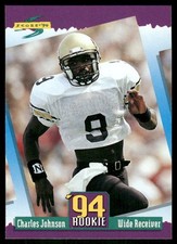 1994 Score #278 Charles Johnson Rookie RC New Orleans Saints football card. rookie card picture