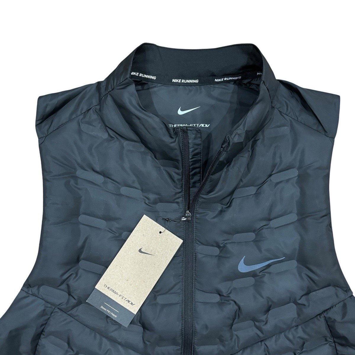 Nike Therma-Fit ADV Repel Aeroloft Down Zip Running Vest, Size