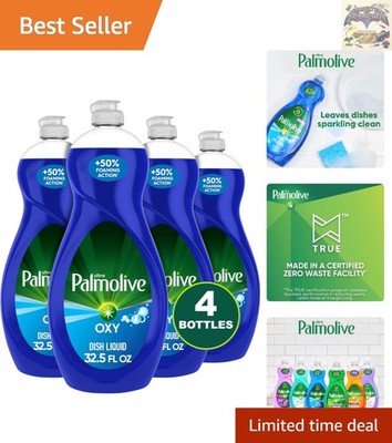 Ultra Dishwashing Liquid with Oxy Power Degreaser - 32.5 Fl Oz (Pack of 4)