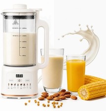 8 in 1 Nut Milk Maker Machine, 1800ml Automatic Soy Milk Maker Blender, Oat Milk