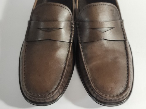 Tods Gommino Driving Halbschuhe Herren Gr. 7 Schuhe Mokassins Braun Leder Slipper - Bild 3 von 11