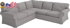 Cotton Ektorp 2 2 Sofa Replacement Cover Compatible with IKEA Ekt Cover Only