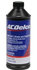 ACDelco 10-4110 Dot 3 Brake & CLutch Fluid 16oz pint 16 ounces OEM gm 19353126