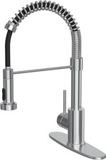 Kitchen Faucet with Pull Down Sprayer, Single Handle Pull Down Spring Sink Fa...