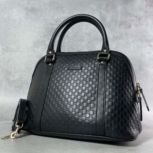 GUCCI Handbag GG Micro Shima Leather