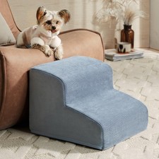 Dog Stairs for Small Dogs, 2-Steps Dog Ramp for Couch, Pet Stairs with Highly...