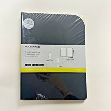 Moleskine Smart Cahier Journal, 2pk, Black Digital Plain 7.5x9.75 Pen Notes app