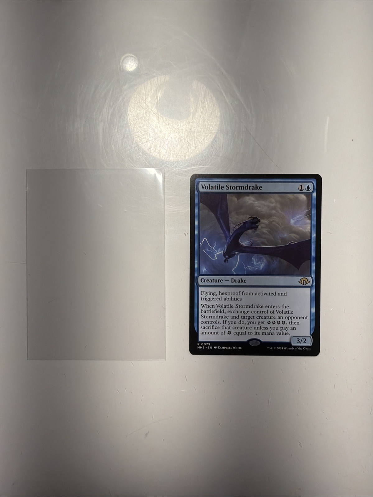 Volatile Stormdrake (NM Non-Foil) MH3-0079 Rare MTG
