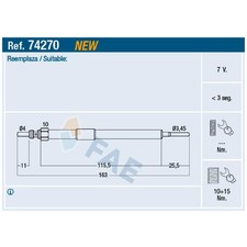 4x FAE Glühkerze 1106500Q0C 110655X00A 8200561251 93198739 | 871001