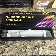 SAMA 3*8PIN Addressable RGB Power Extension Cable Double Side Lighting Mode for