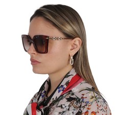 Salvatore Ferragamo Brown Gradient Butterfly Ladies Sunglasses SF1041S 232 51