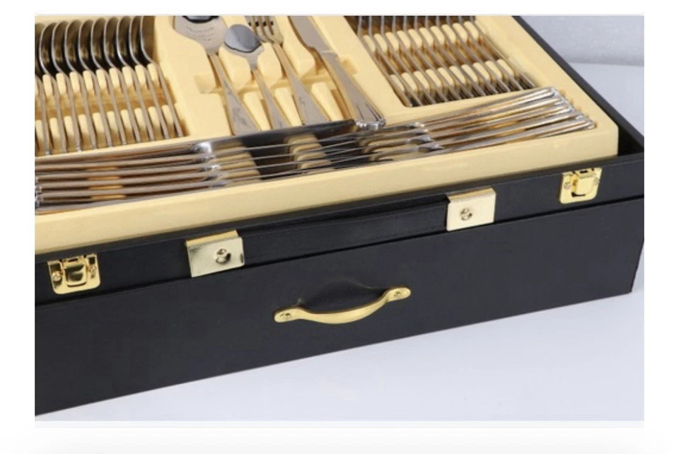 Flatware  Attaché Storage Case With Plastic Inserts Included - Image 4 of 4