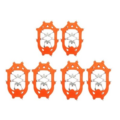 Stainless Steel Ice Gripper Spikes 19 Tooth Ice Claws Spikes Chain Shoe Cover