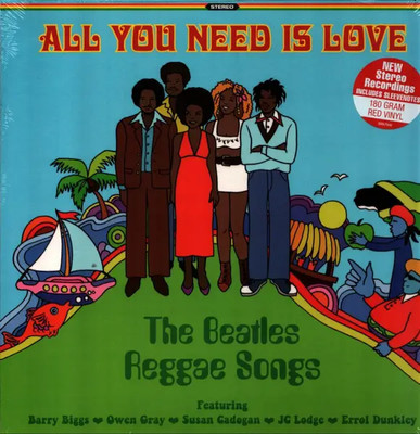 LP Beatles All You Need is Love - the Beatles Reggae Songs RED VINYL Dream C