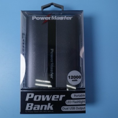 12000mAh Portable Charger with Dual USB Ports 3.1A Output Power Bank New
