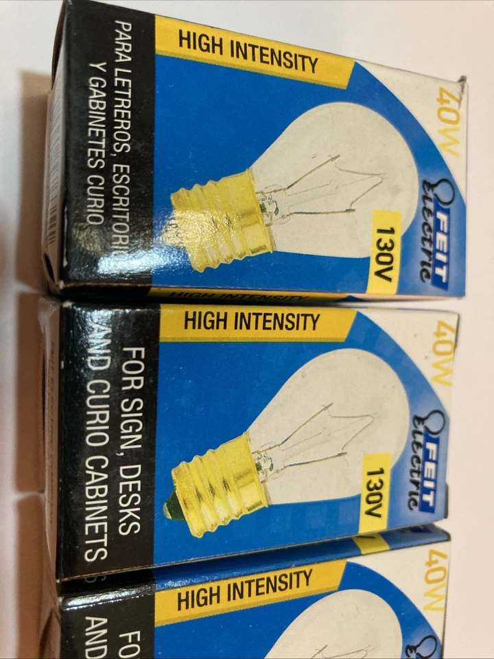 4 Feit Bombilla Eléctrica 40W 130V Alta Intensidad Transparente Base Intermedia 40S11N130 Foto 2 de 4