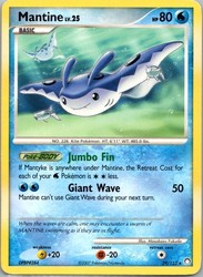 Mantine 29/123 Mysterious Treasures Rare