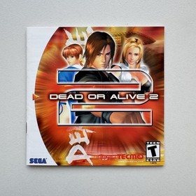 Sega Dreamcast Dead or Alive 2 Game with Manual [Tested and Works] Tecmo, 2000