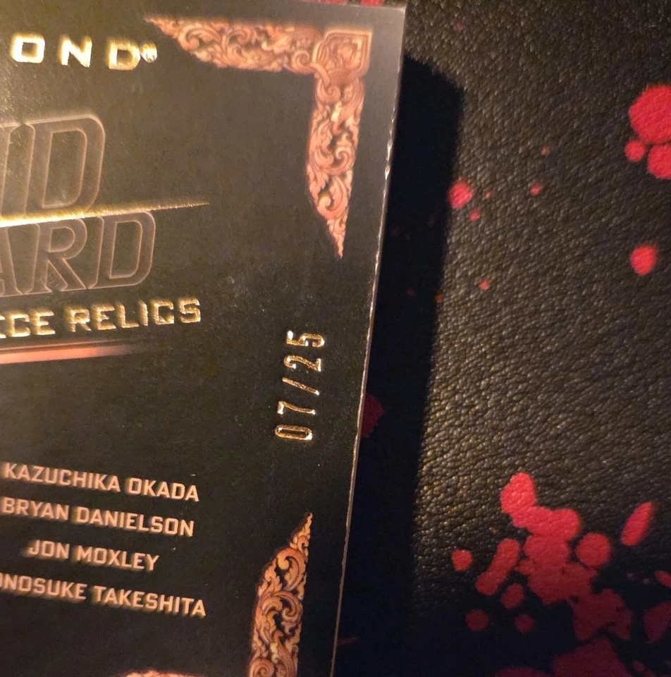 2024 UPPER DECK AEW BLACK DIAMOND WRESTLING 12-PIECE SHARD RELIC BOOKLET /25 MJF - Image 2 of 4