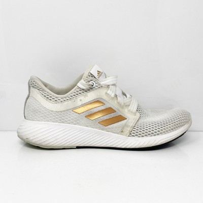 Adidas Womens Edge Lux EG1286 White Running Shoes Sneakers Size