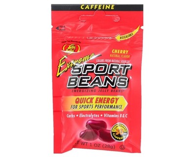 Extreme Sport Beans  Cherry ~ caffeinated ~ (3) 1oz ~ SHIPS FREE