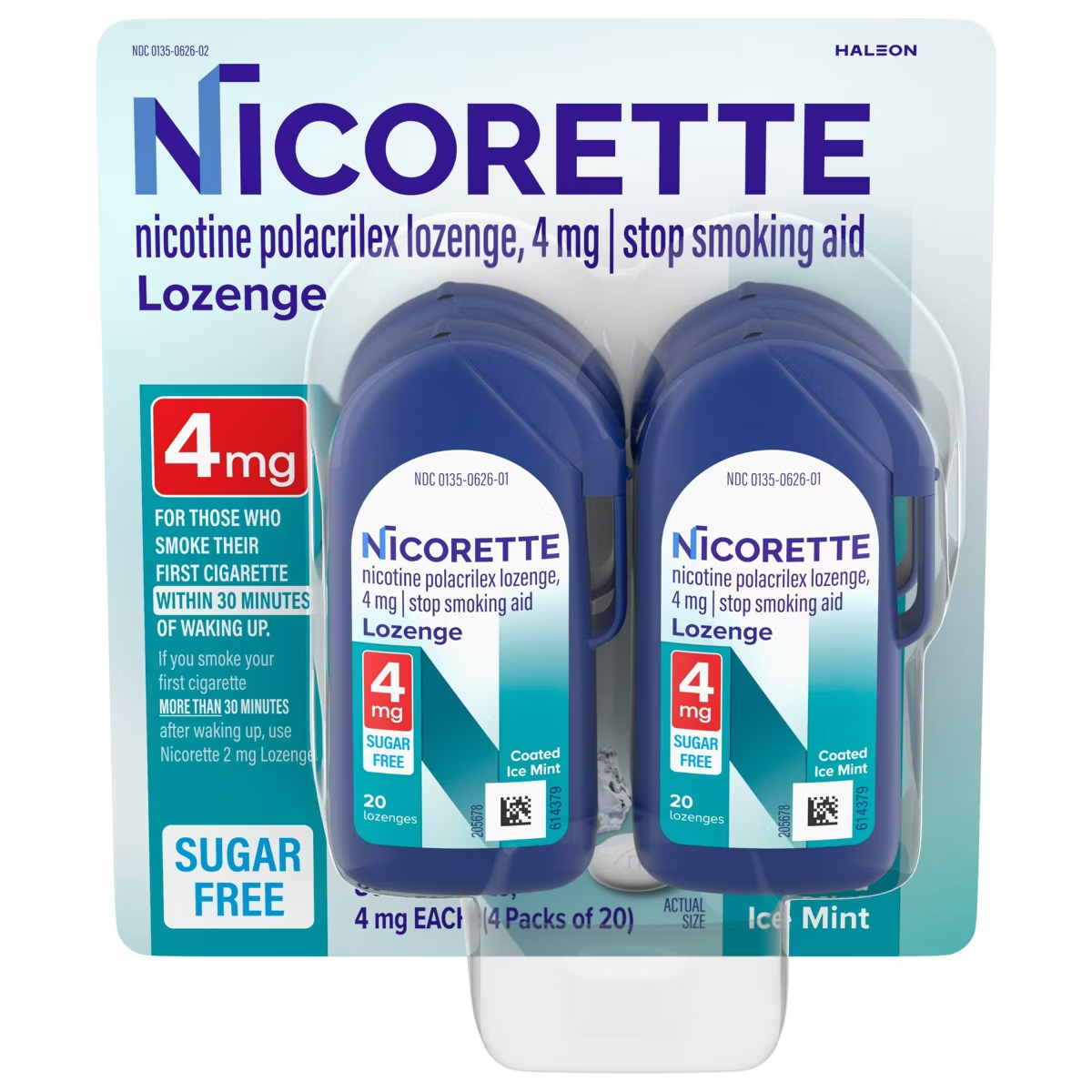 Nicorette 4mg Nicotine Lozenges - 4 Pack / 80 Pieces - NEW | eBay