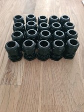 Image of Wiska 99705 Black M25 Sprint Clamping Cable Gland, 9-17mm Range 20 Pack