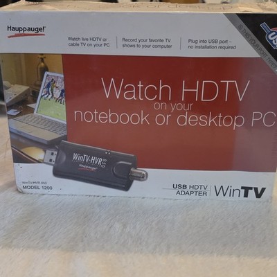 Hauppauge WinTV-HVR-850 Model 1200 USB HDTV Adapter TV Tuner NEW SEALED BOX