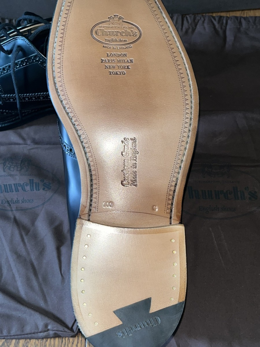 NIB $1370 Church's Grafton Derby Leather Brogue Dress Shoes NIB $1370 Church's Grafton Derby Leather Brogue Dress Shoes